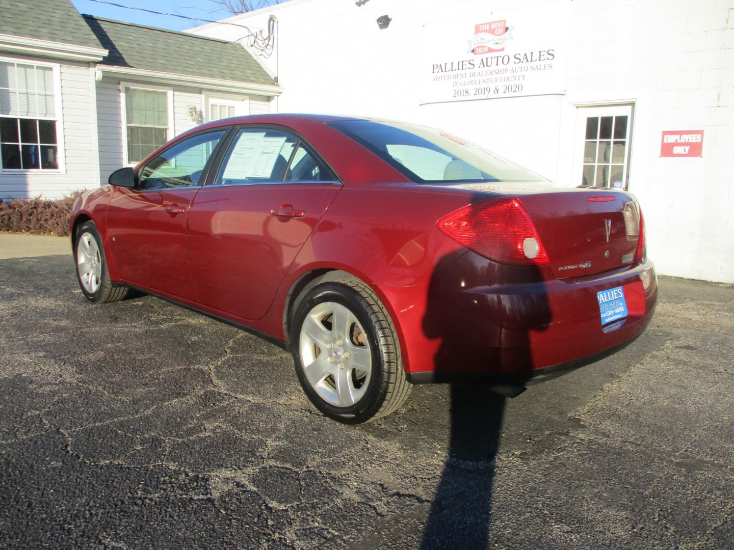 2009 RED Pontiac G6 (1G2ZG57B094) with an 2.4L L4 DOHC 16V engine, AUTOMATIC transmission, located at 540a Delsea Drive, Sewell, NJ, 08080, (856) 589-6888, 39.752560, -75.111206 - Photo#3